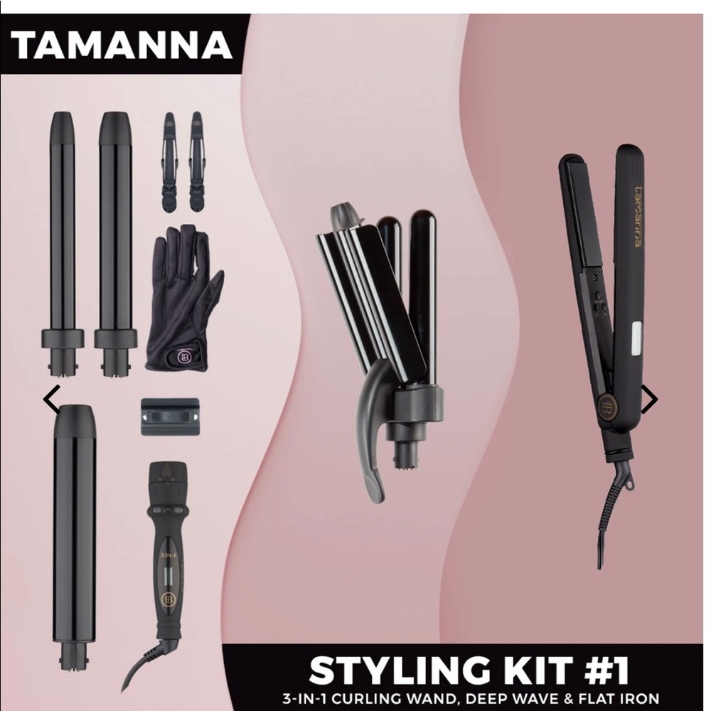 Bombay hair x Tamanna styling set.